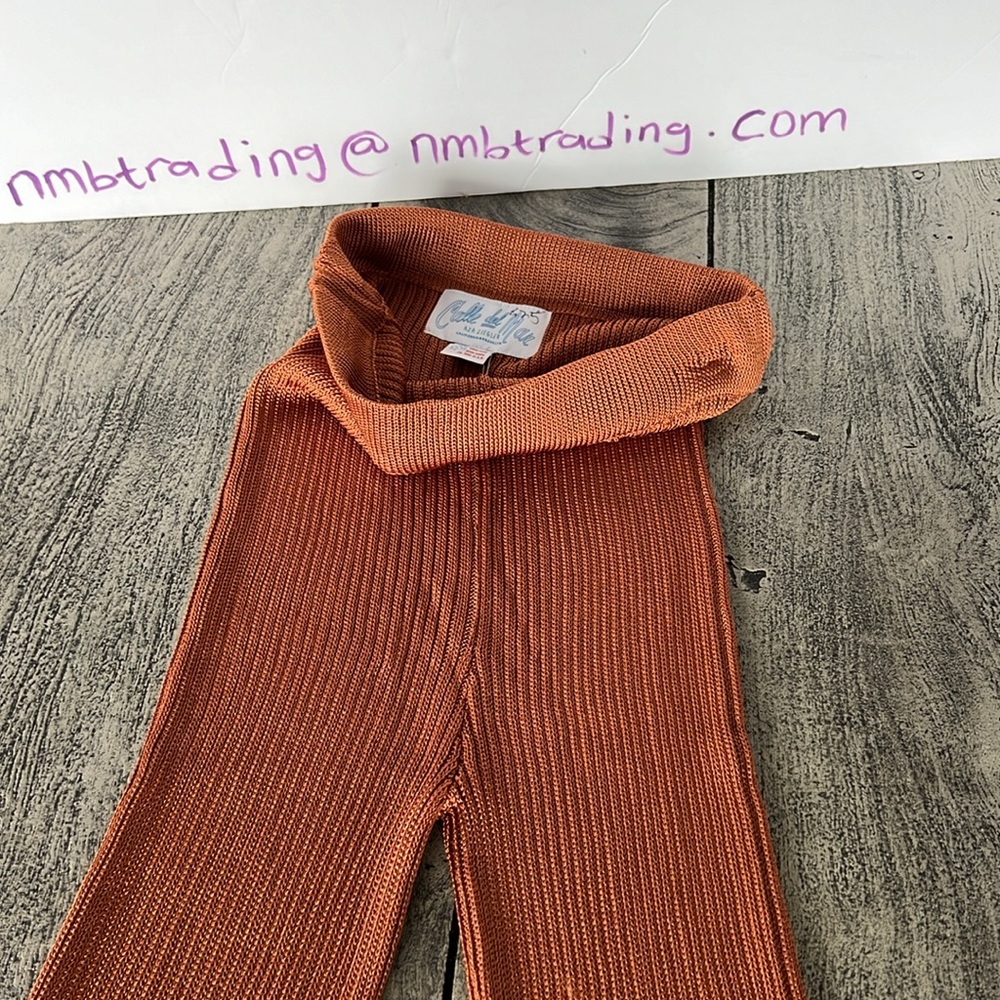 Calle Del Mar Aza Ziegler made with good vibes in USA knot flare bottom pants - Picture 14 of 16